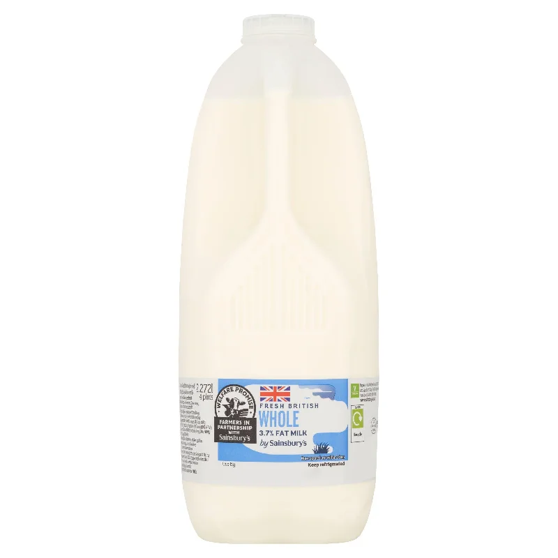 - Pet stroller can be taken on the planeSainsbury's British Whole Milk 2.27L (4 pint)