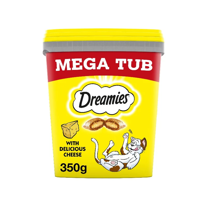 Dreamies Biscuits with Cheese Cat Treat Bulk Mega Tub 350g