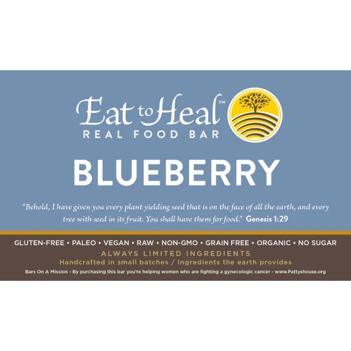 - Dog anti-slip matEatToHeal - Bar, Blueberry, 68 GM - Pack of 12