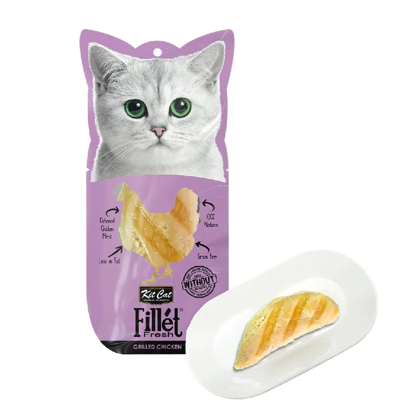 Kit Cat Fillet Fresh Cat Treats - Grilled Chicken (30g)