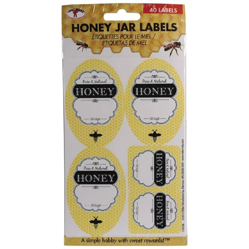 - Air box TSA certified check-inLITTLE GIANT HONEY JAR LABELS