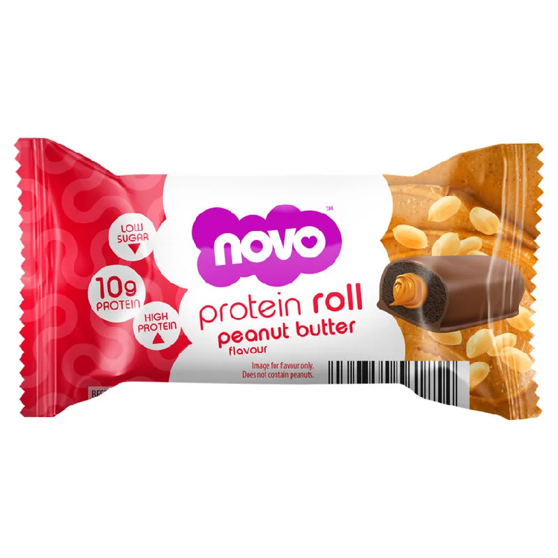 - Foldable and portable cat bagNovo Protein Roll Peanut Butter Flavour 33g