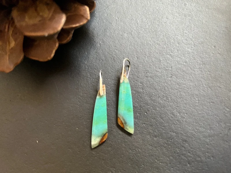 - Cat nail clippers with LED lightsStatement earrings,rare blue opal earrings, beach earrings , opalized wood earrings, aqua water sand earrings, delicate earrings