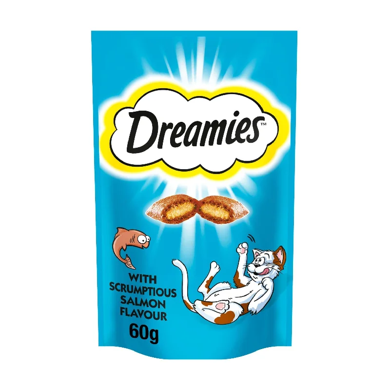 Dreamies Pride Cat Treat Biscuits with Salmon 60g