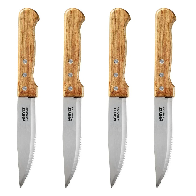  -Anti-scratch scratching board AND cat bed in oneGRYLT Jumbo 4 Piece Steak Knife Set