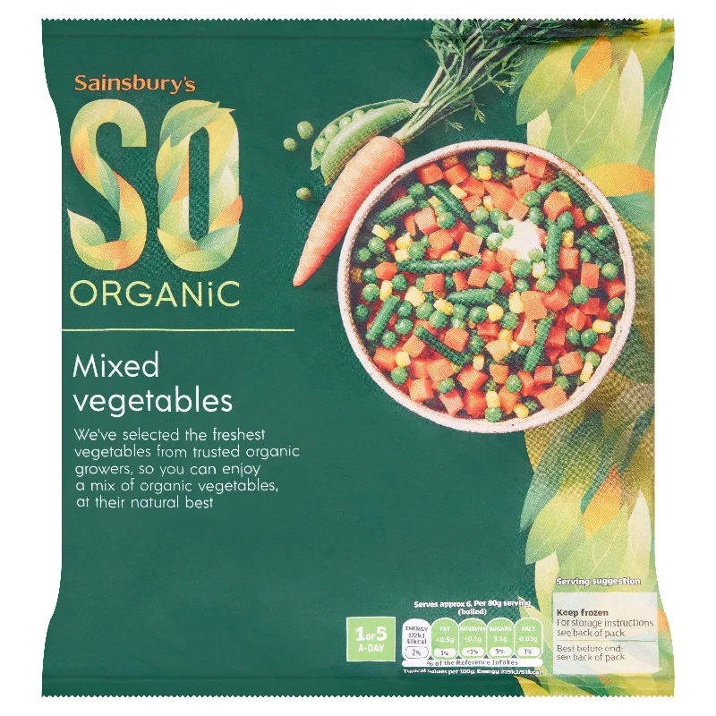  -Anti-scratch scratching board AND cat bed in oneSainsbury's Mixed Vegetables, SO Organic 500g