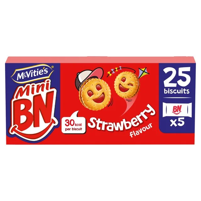 - Air box TSA certified check-inMcVitie's Mini BN Strawberry Flavour Biscuits Multipack   25 per pack