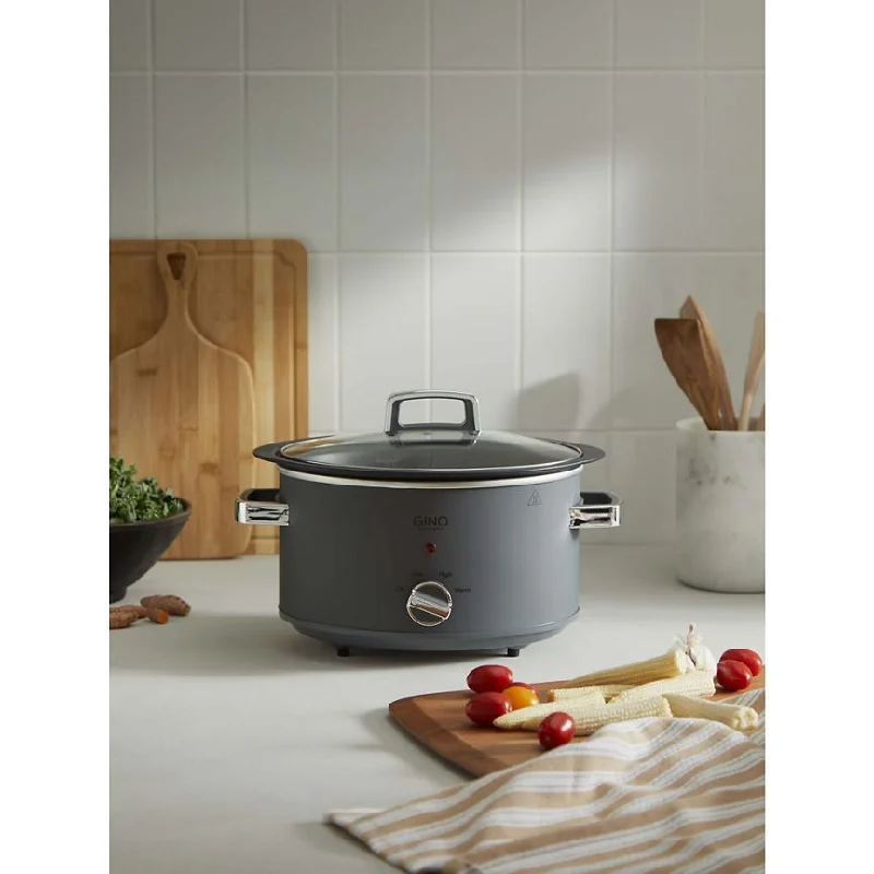 - Cat stress soothing sprayGino D'Acampo Soft-Touch Grey 3.5L Slow Cooker