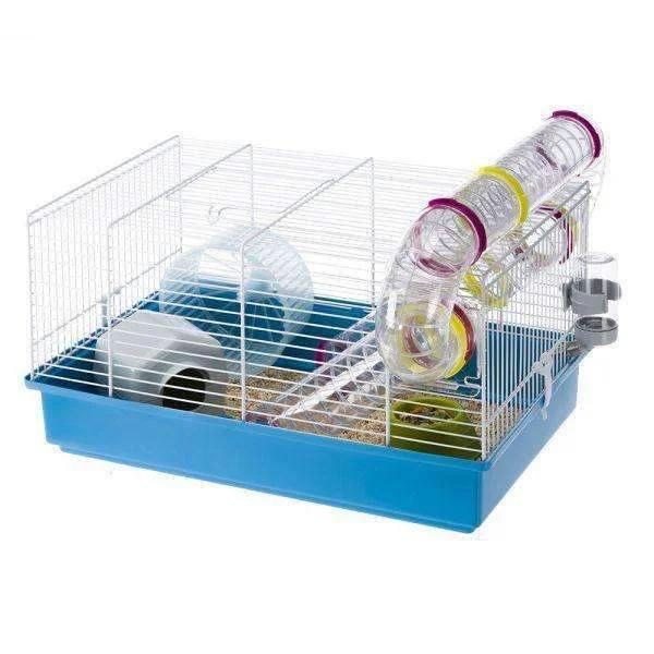 1. **Dog chest harness is anti-breakaway**Ferplast Paula Hamster cage complete with tubes